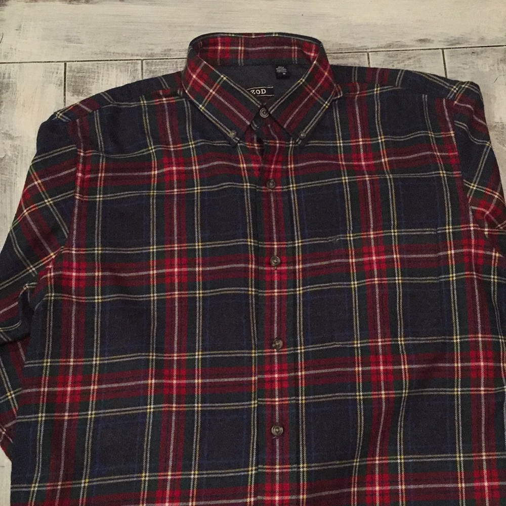 IZOD button down flannel